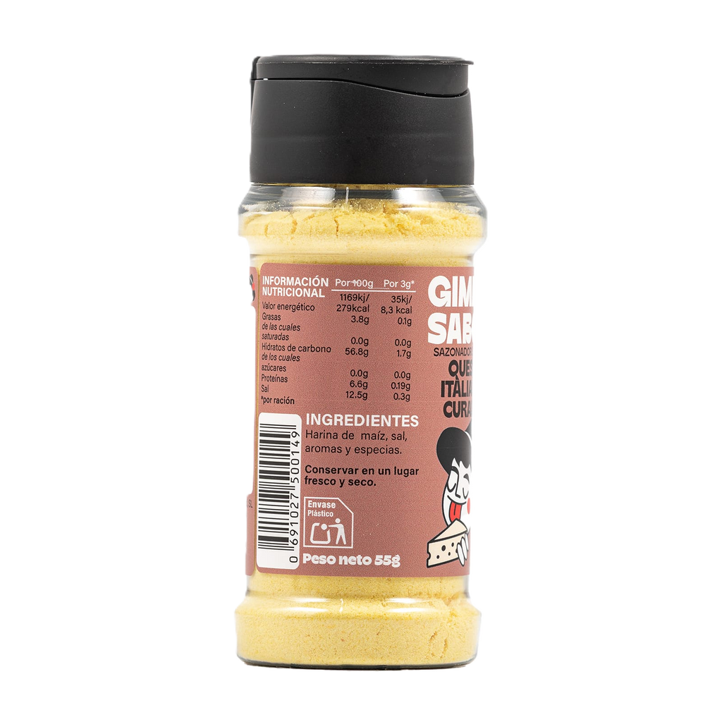 GIMME SABOR Queso Italiano  Curado 55g Sin Gluten