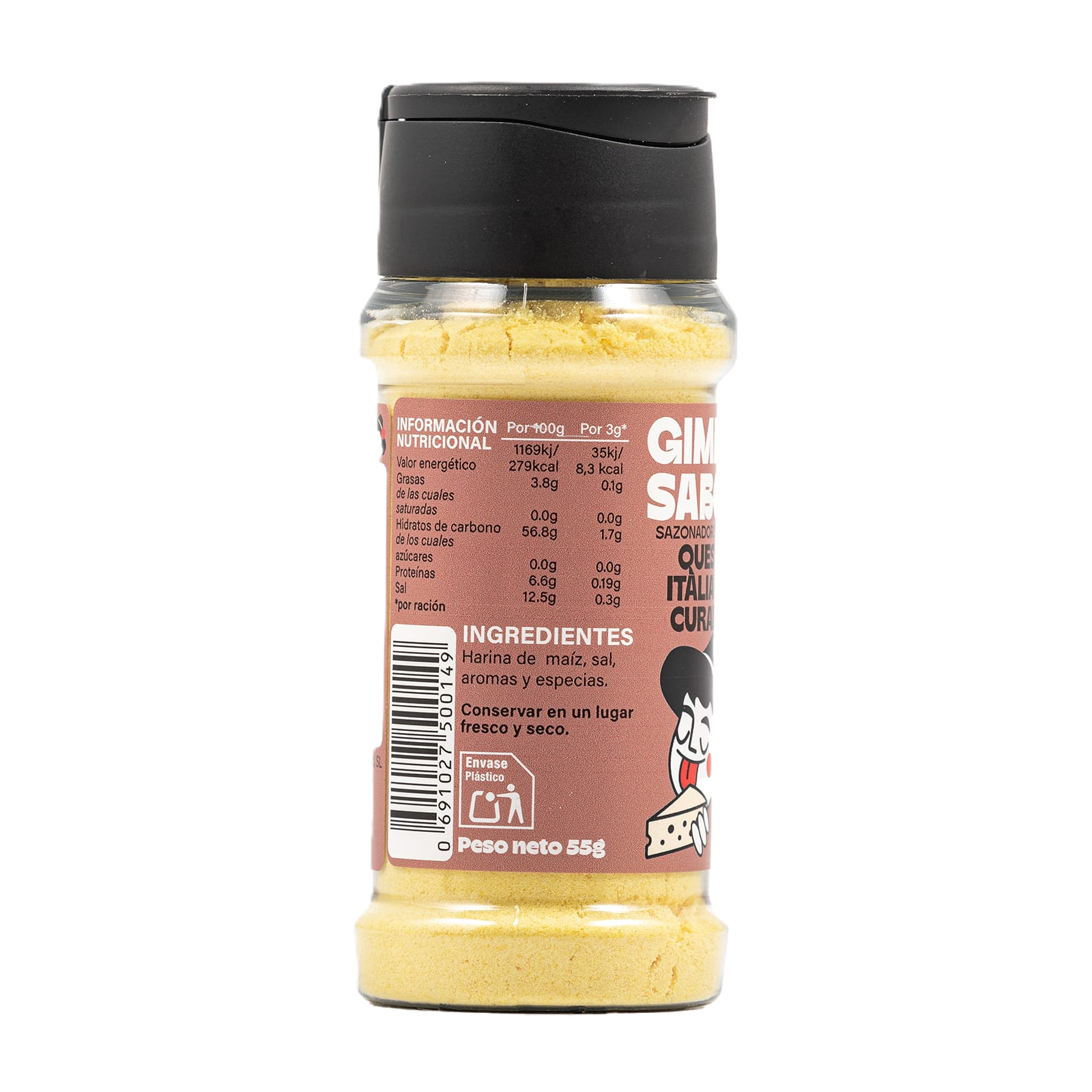 GIMME SABOR Queso Italiano  Curado 55g Sin Gluten