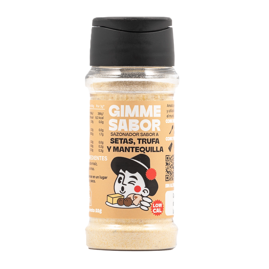 GIMME SABOR Setas, Trufa y Mantequilla 55g Sin Gluten