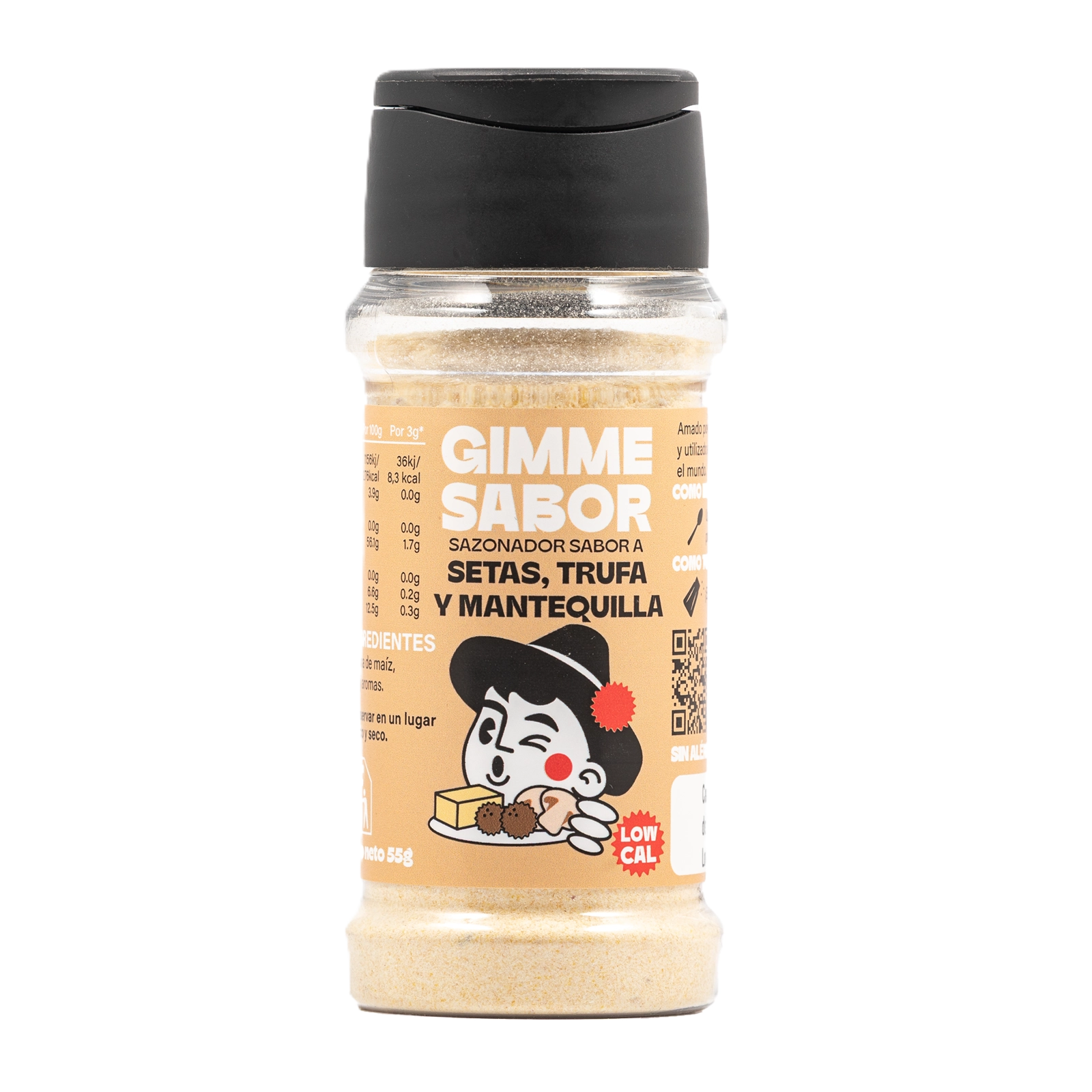 GIMME SABOR Setas, Trufa y Mantequilla 55g Sin Gluten