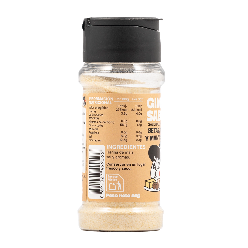 GIMME SABOR Setas, Trufa y Mantequilla 55g Sin Gluten