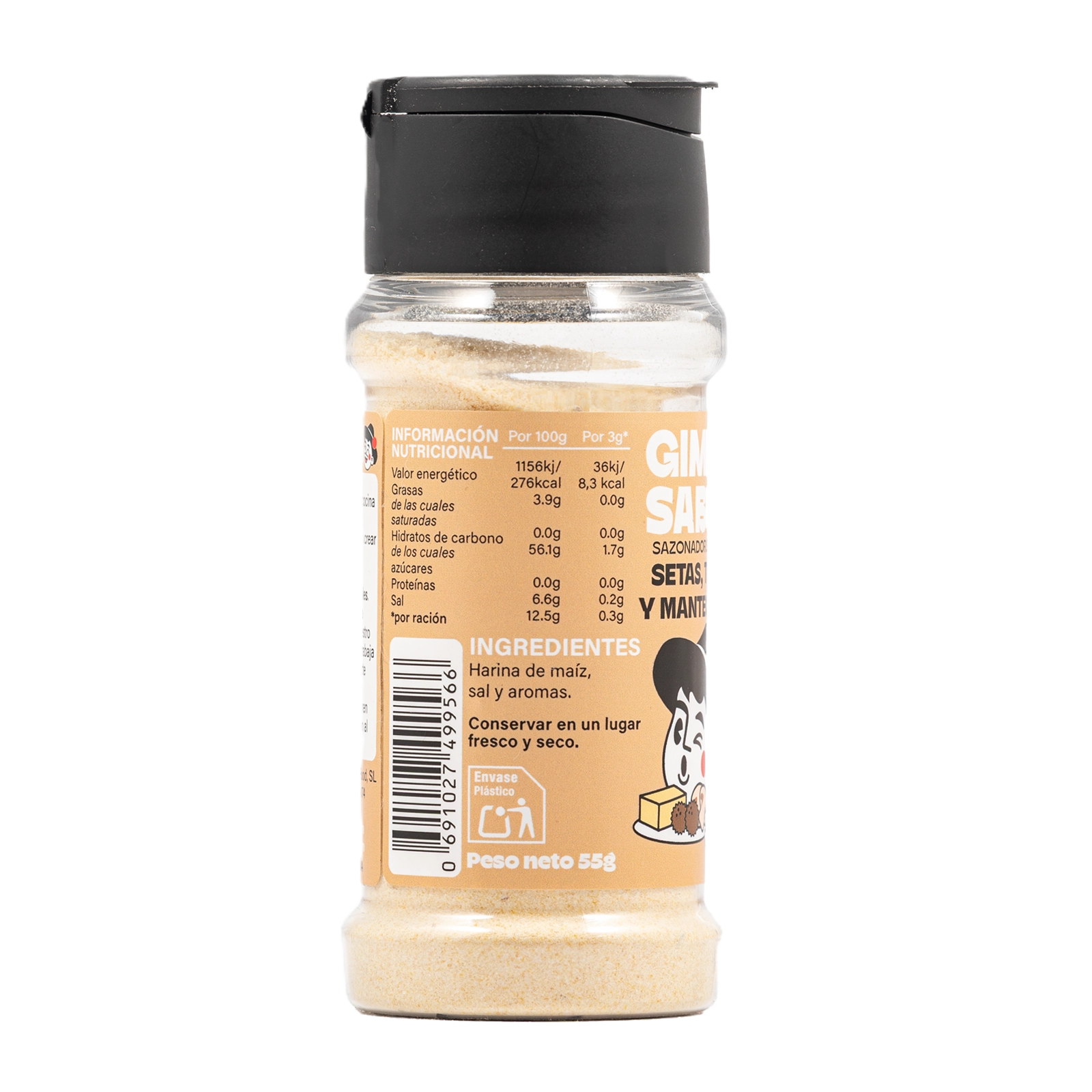 GIMME SABOR Setas, Trufa y Mantequilla 55g Sin Gluten