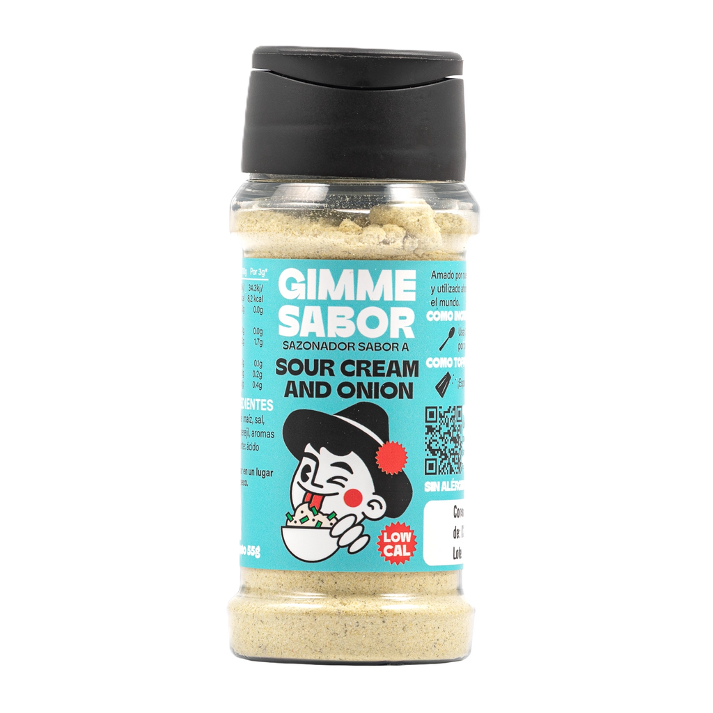 GIMME SABOR Sour Cream & Onion 55g Sin Gluten