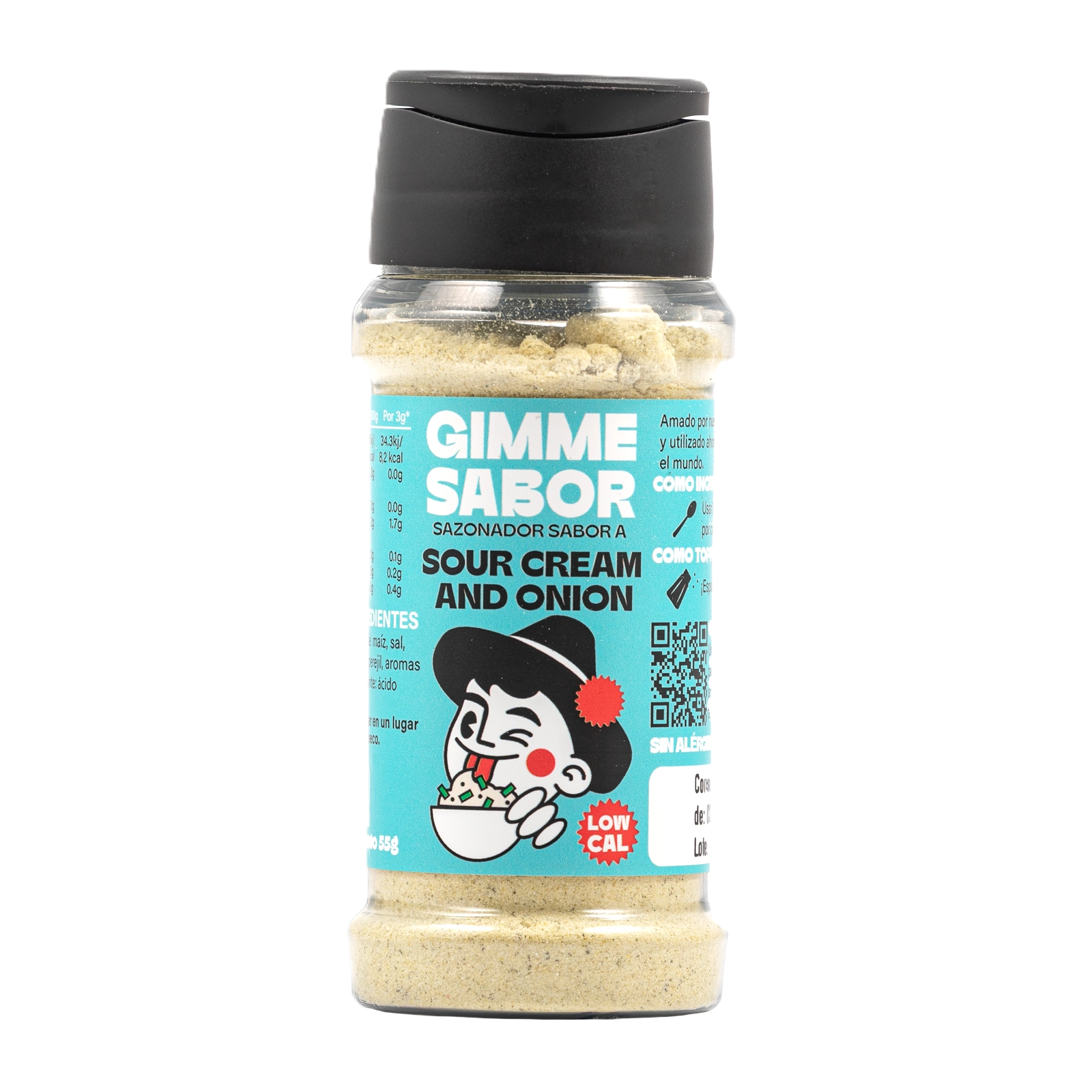 GIMME SABOR Sour Cream & Onion 55g Sin Gluten