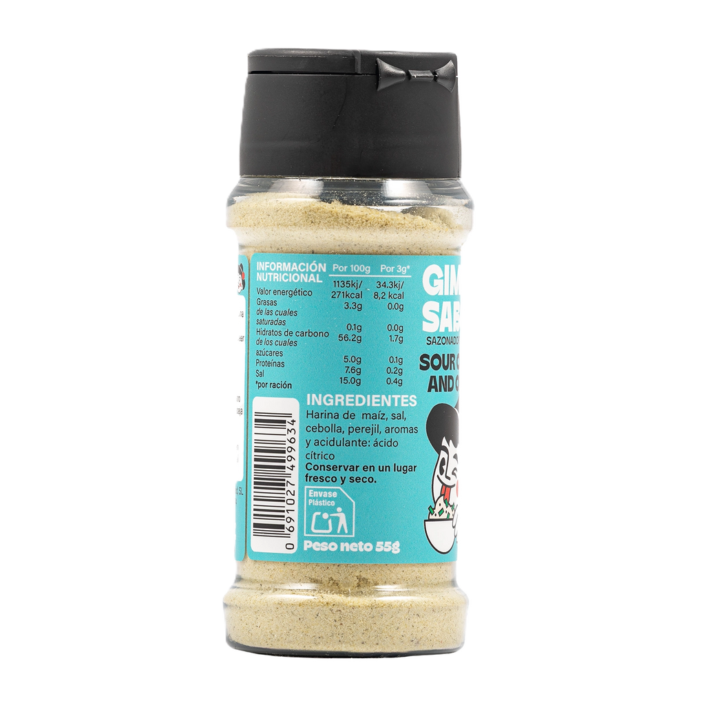 GIMME SABOR Sour Cream & Onion 55g Sin Gluten