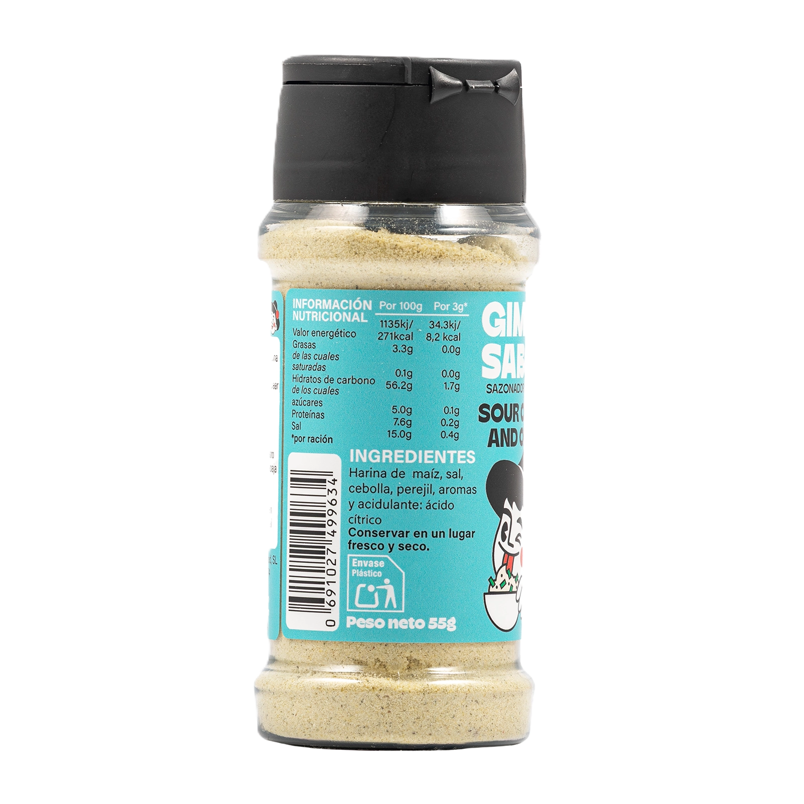 GIMME SABOR Sour Cream & Onion 55g Sin Gluten