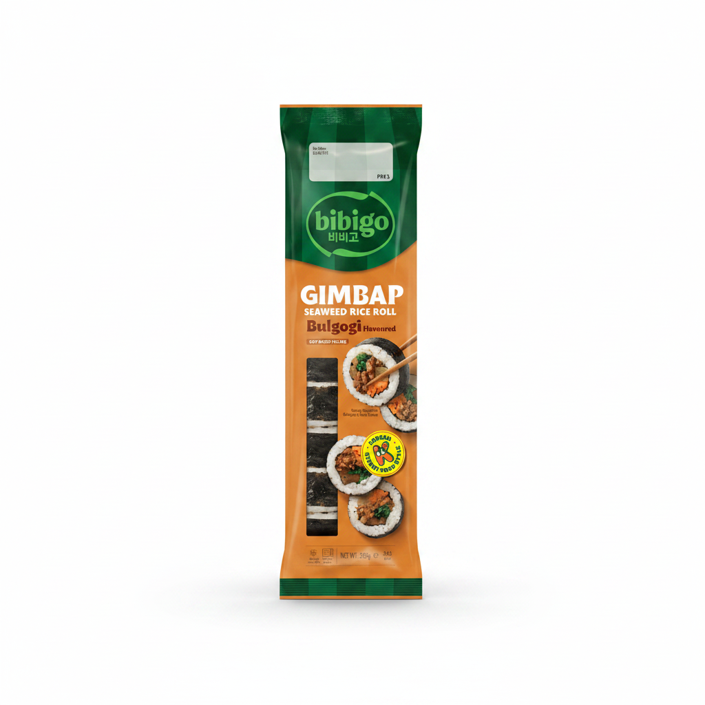 BIBIGO - Rollo Sushi Gimbap Sabor Bulgogi 230g