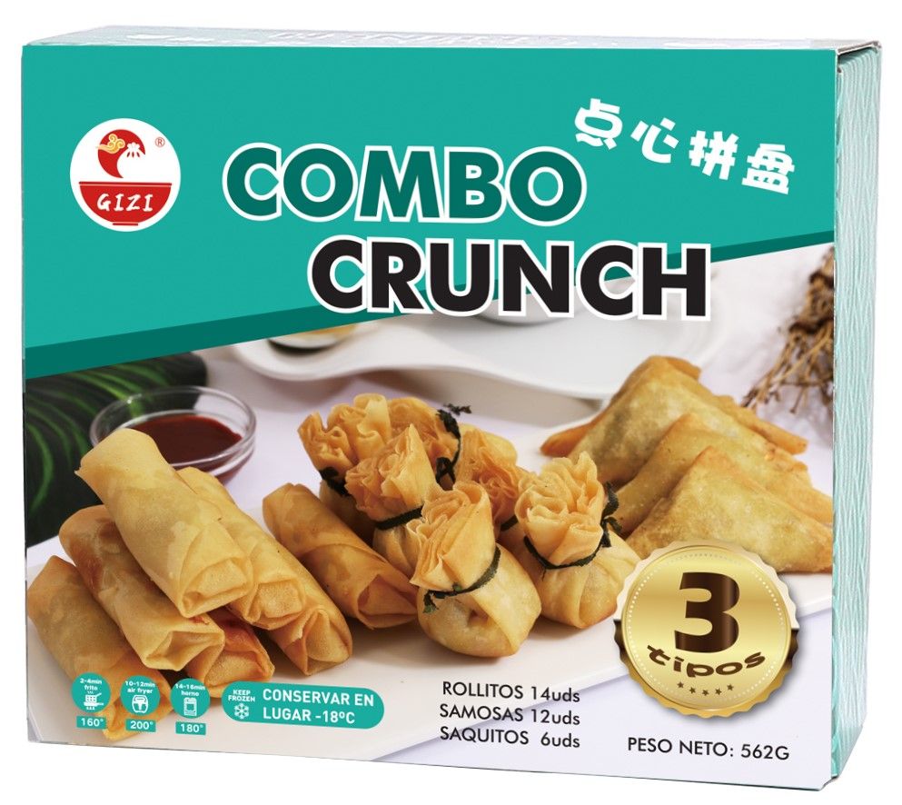 Gizi - Dim Sum Mixto Vegano 562g (32 uds)