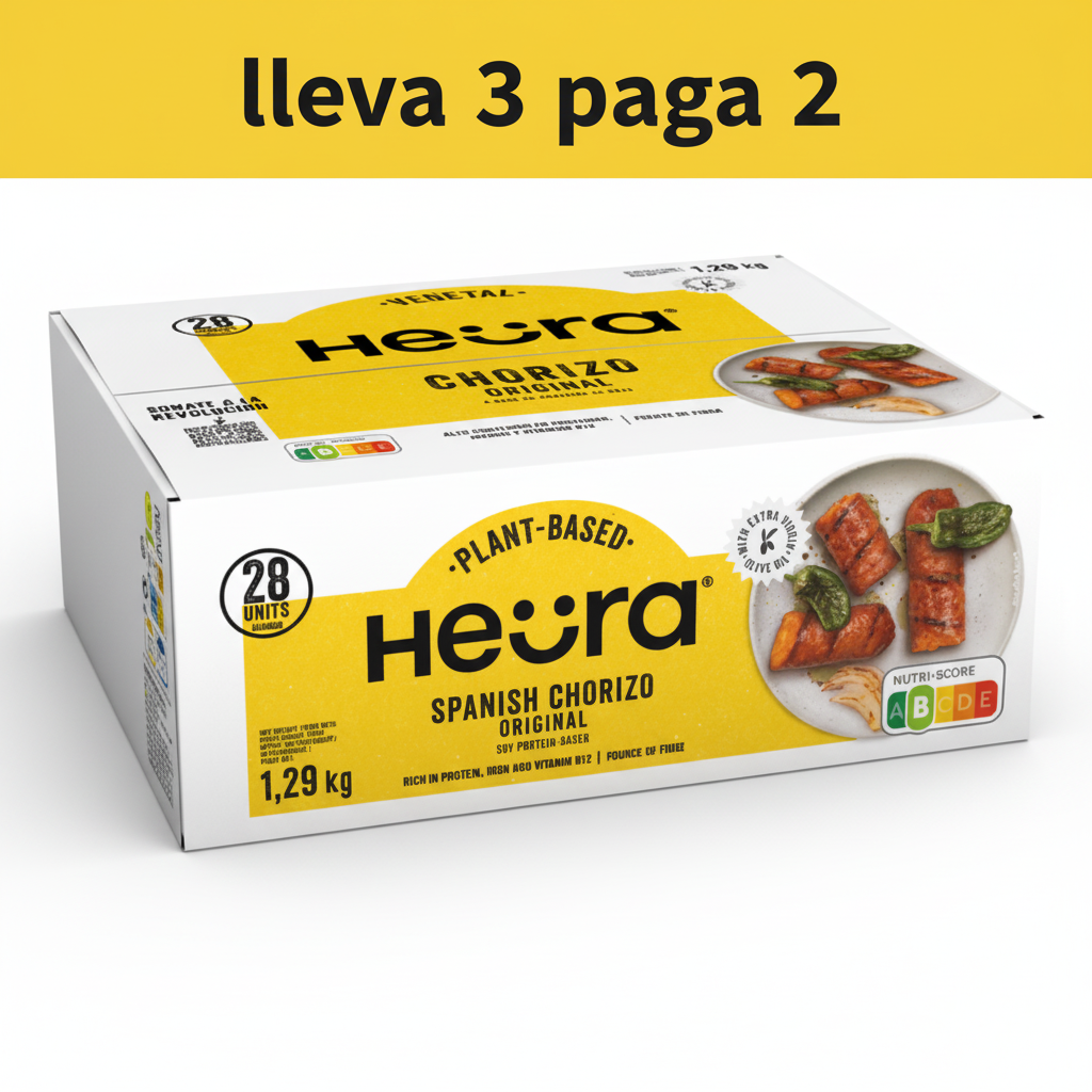 HEURA Chorizo Original 2.0  28 unidades 1.29kg