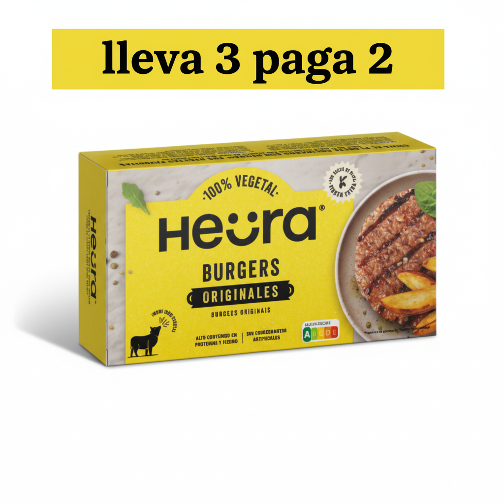HEURA Hamburguesas Originales 2 unidades 200g