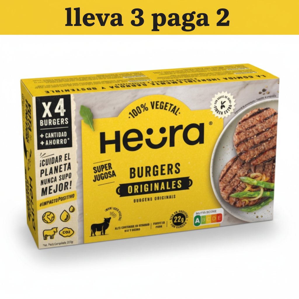 HEURA Burguers Originales 4.0 XL 400g