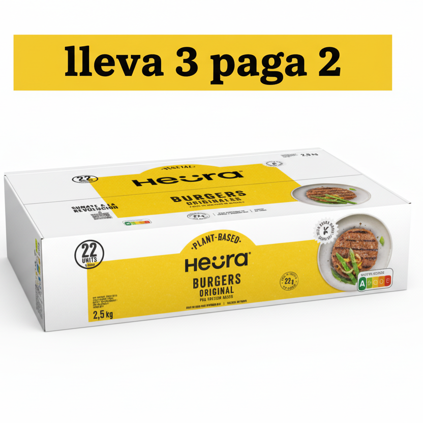 HEURA Burguer Original 25 unidades 2.5kg