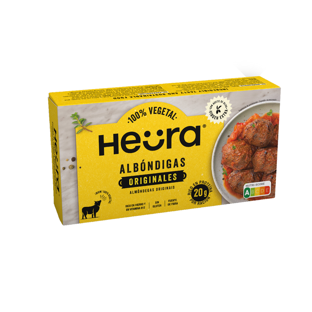 HEURA Albóndigas 3.0 Veganas 208 g | Sin Gluten Sin Soja 15,8g Proteína Guisante