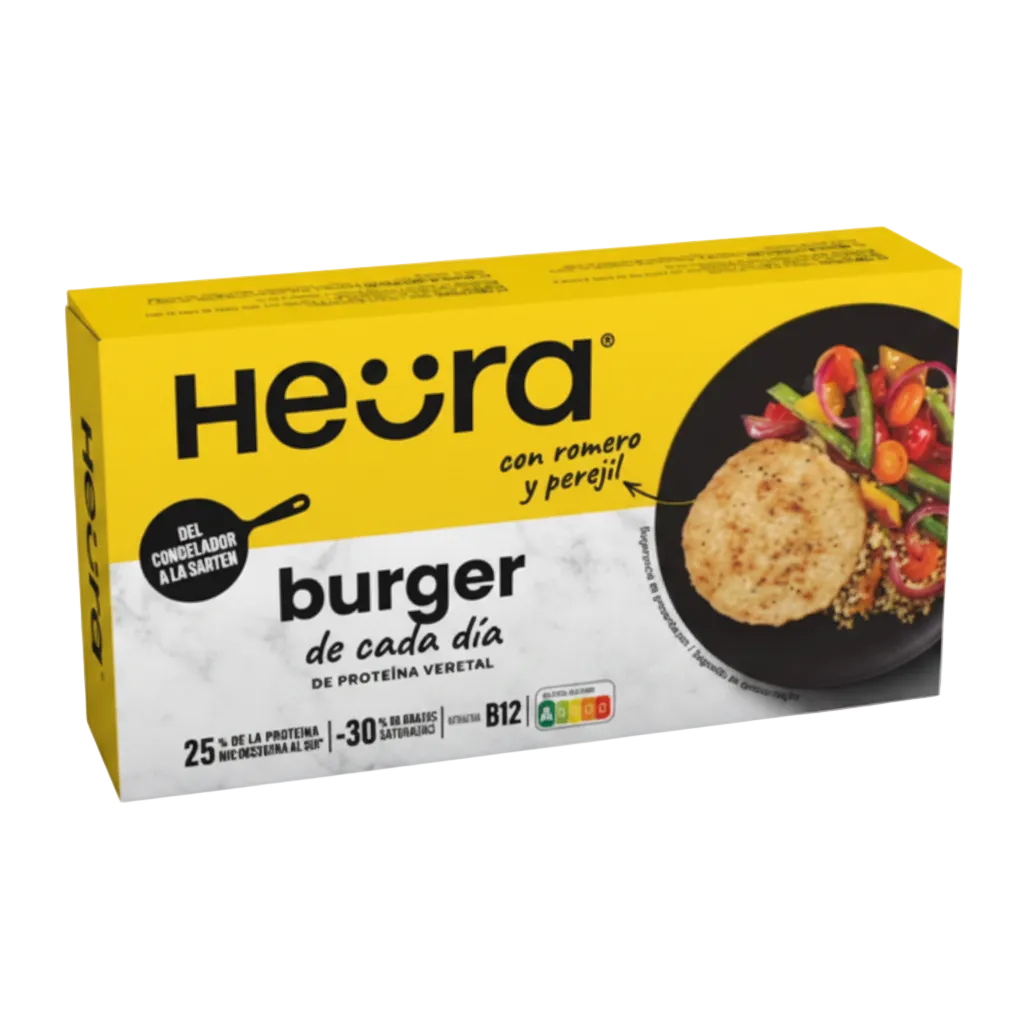 HEURA Burger Vegana de Cada Día Sin Gluten 180 g
