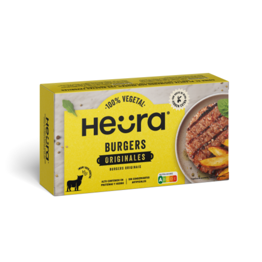 HEURA Burger Original 4.0 Vegana 2 uds 200 g | Sin Gluten Sin Soja