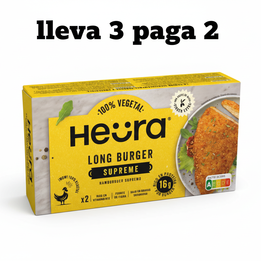 HEURA Long Burger Supreme 210g
