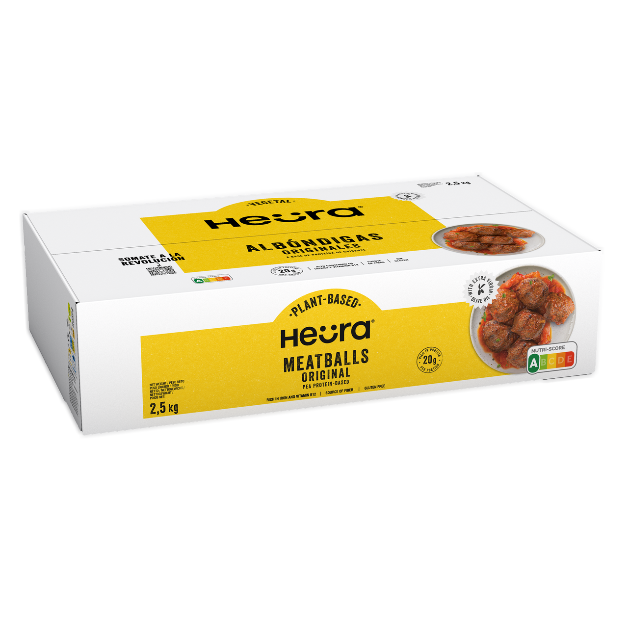 HEURA Albóndigas 3.0 (156uds) 2.5Kg. Sin Gluten