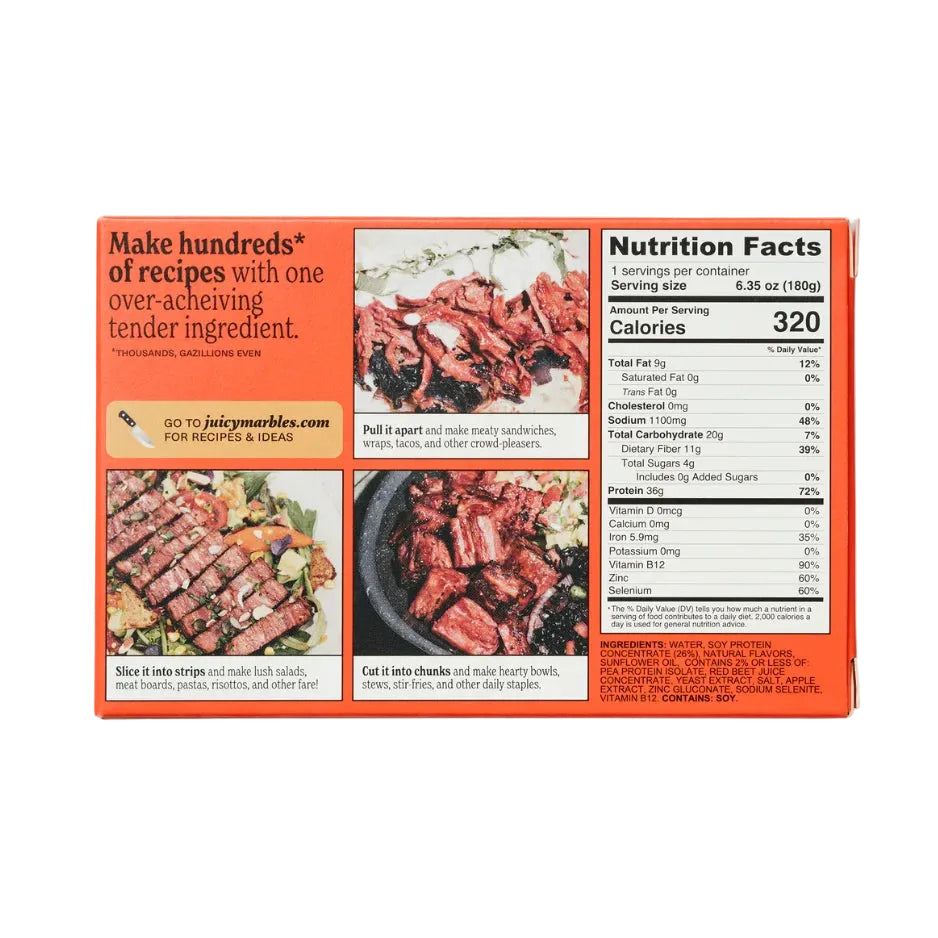 JUICY MARBLES Pork-Ish Flavour, carne vegetal de soja 180 g