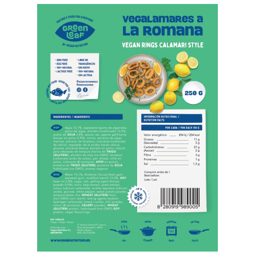 GREEN LEAF Vegalamares a la Romana 250g