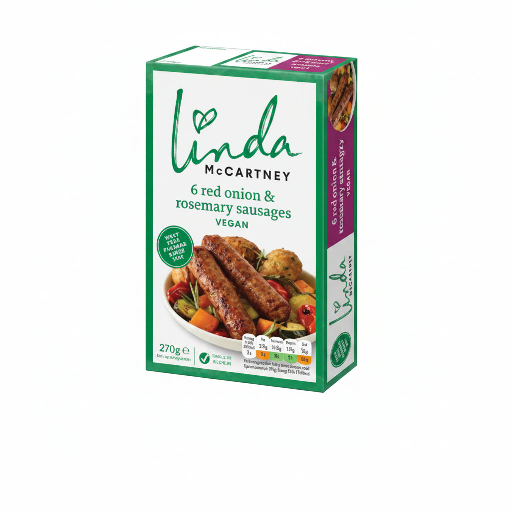 Linda McCartney - Salchichas de Romero y Cebolla Roja 270g