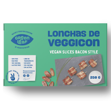GREEN LEAF Lonchas de Veggicon 250g