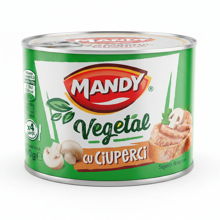 MANDY Paté Vegetal con Champignones 200g