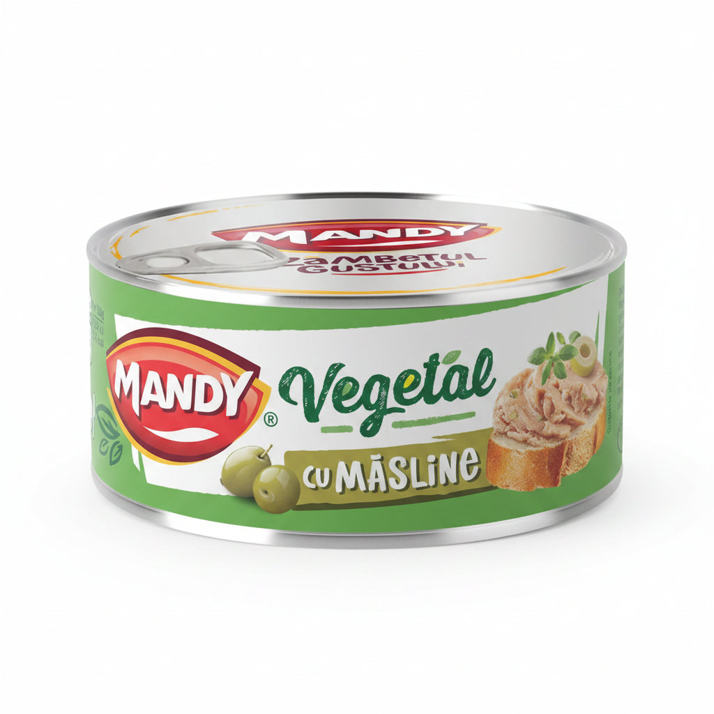 MANDY Paté Vegetal con Aceitunas Verdes 120g