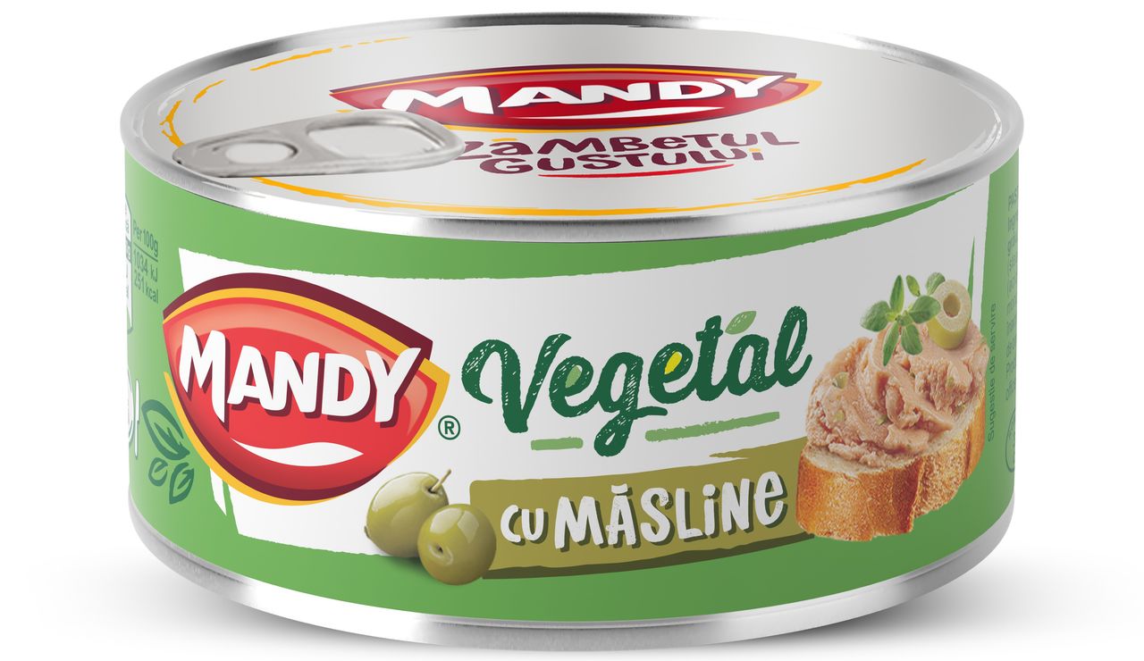 MANDY - Paté Vegano con Aceitunas Verdes 120g