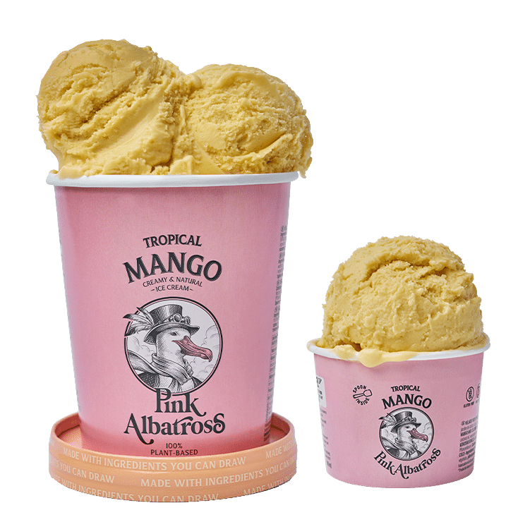 PINK ALBATROSS Mango tropical 480ml Sin gluten