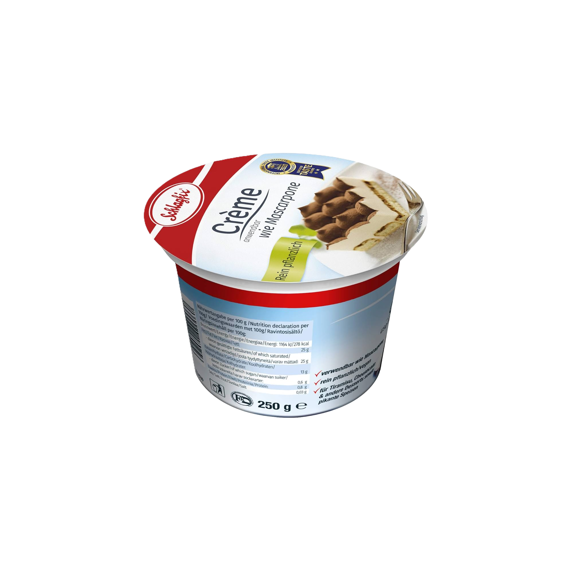 SCHLAGFIX. Crema tipo Mascarpone (250g)