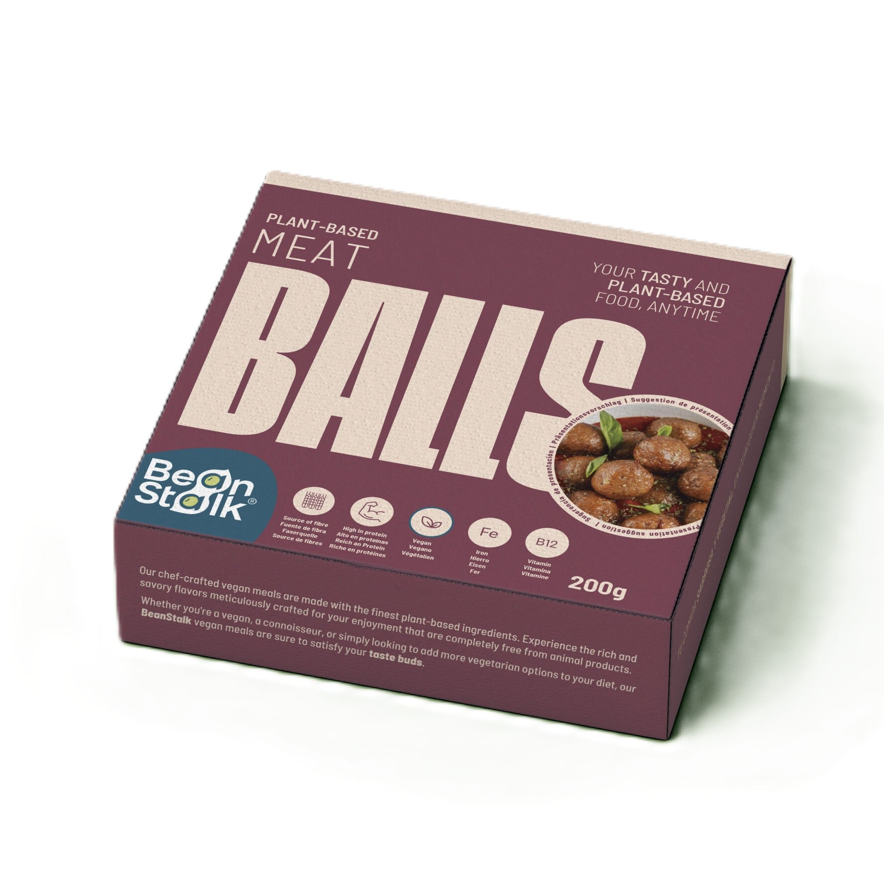 BEANSTALK. Albondigas vegetales. 200g