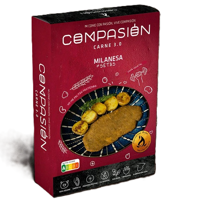 COMPASIÓN. Milanesas de Setas. 2x80g