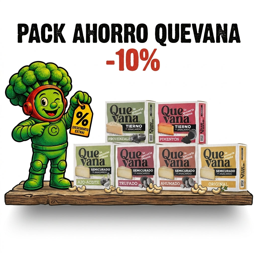 Pack ahorro QUEVANA (-10%) Cesta completa de 4 semicurados y 2 tiernos