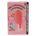 PINK ALBATROSS- Polo Cremoso de Fresa y Frambuesa (4uds) Sin gluten