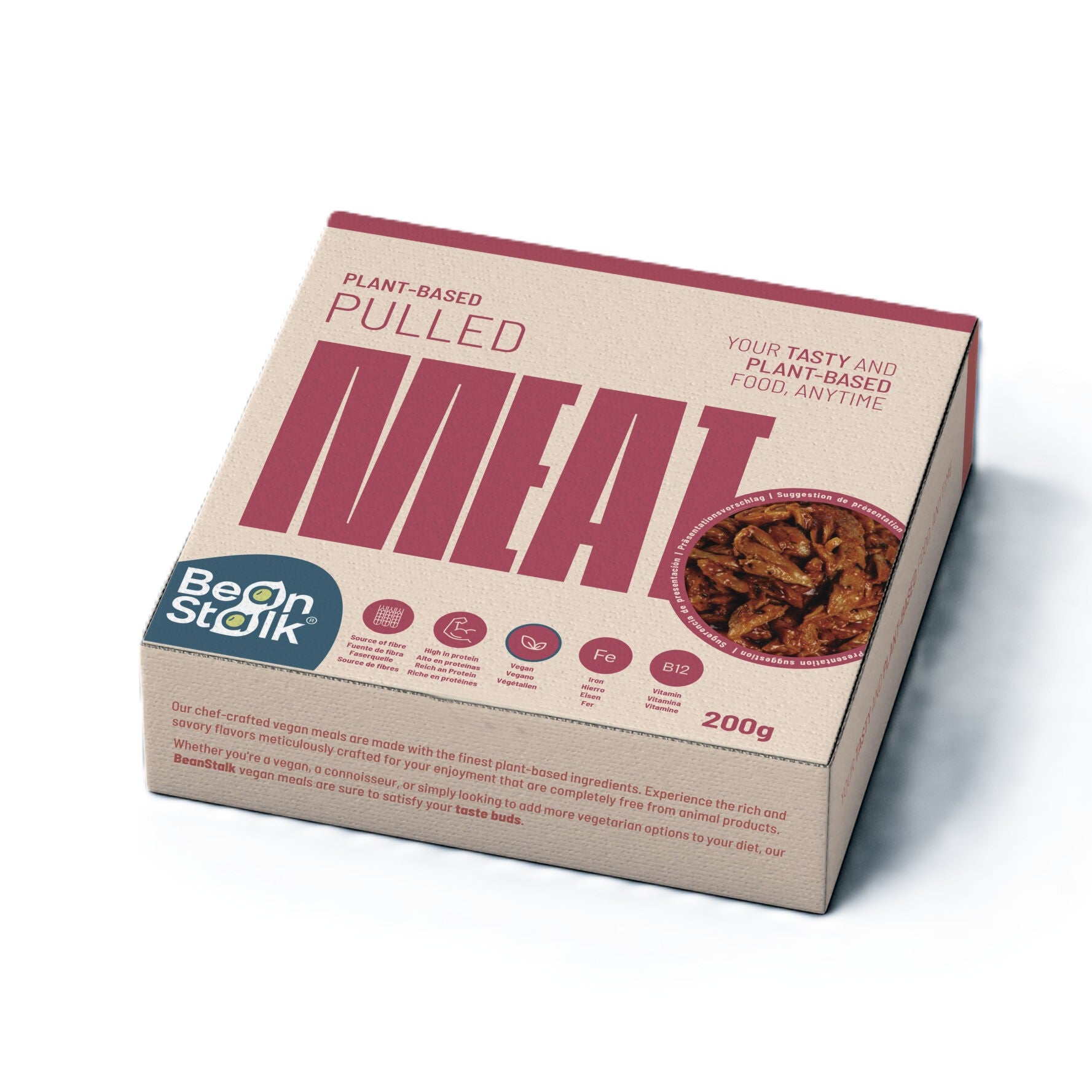 BEANSTALK. Pulled Meat vegetal. 200g