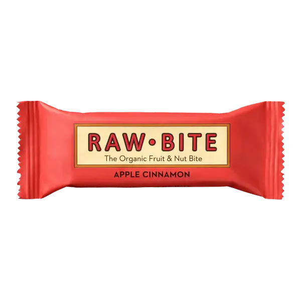 RAW BITE Barrita de proteina de Manzana y Canela 45g sin gluten