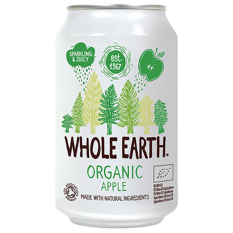 WHOLE EARTH Refresco de Manzana BIO 330 ml
