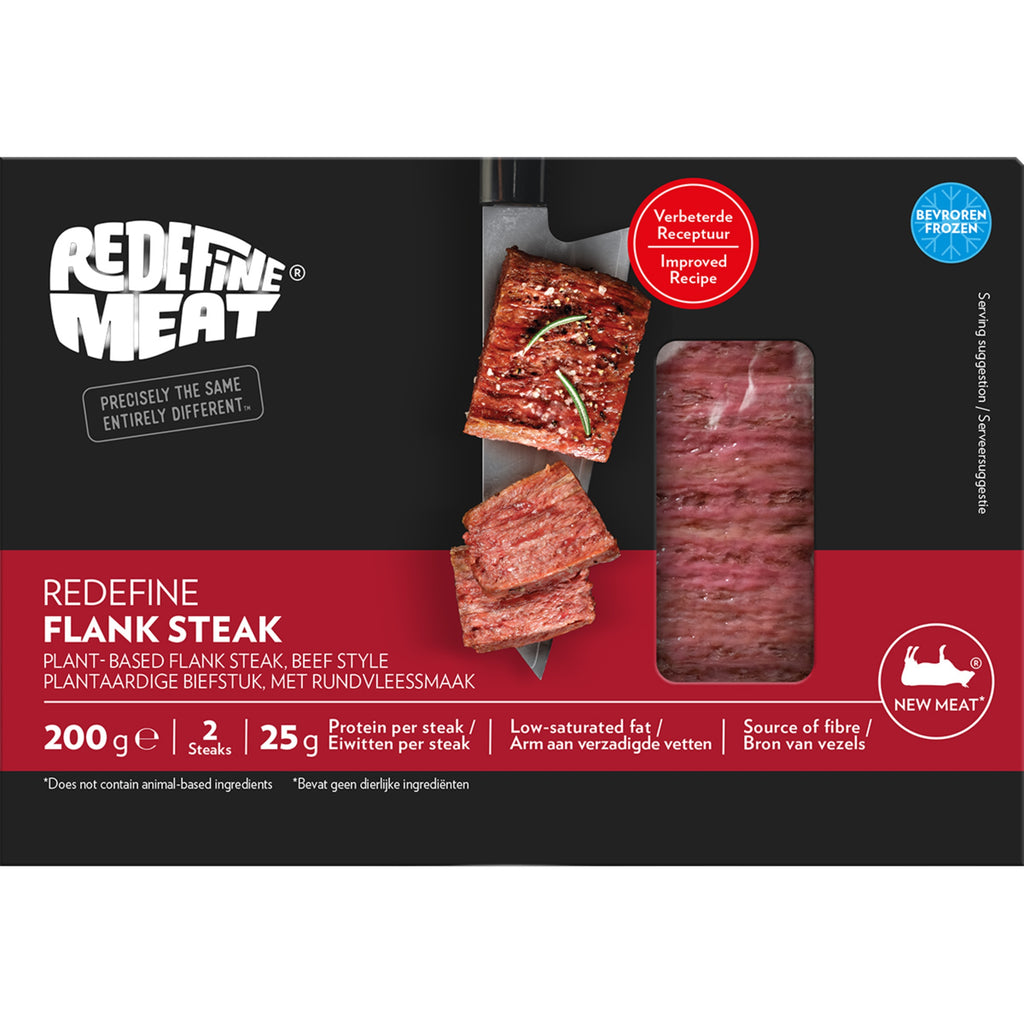 REDEFINE MEAT Plant Based Flank Steak 200 g | Filete vegano