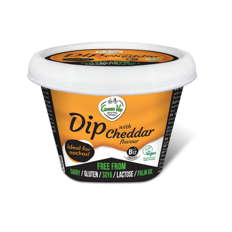 GREEN VIE Salsa con sabor a queso cheddar 200g - Sin Gluten