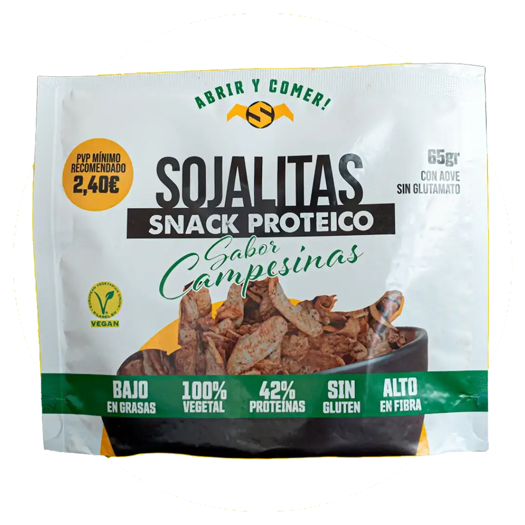 SOJALITAS Snack proteico Sabor Campesinas 65g Sin Gluten