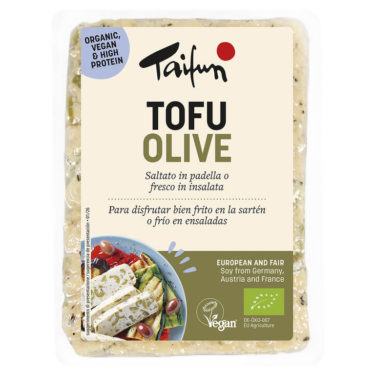 TAIFUN. Tofu con Olivas Bio. 200 g