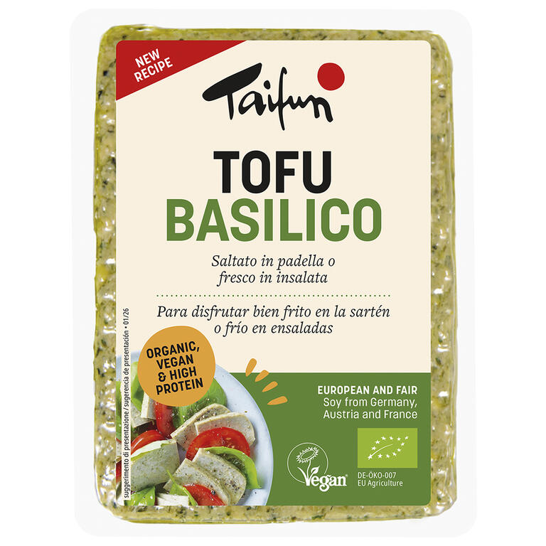 TAIFUN Tofu Basilico Albahaca 200g