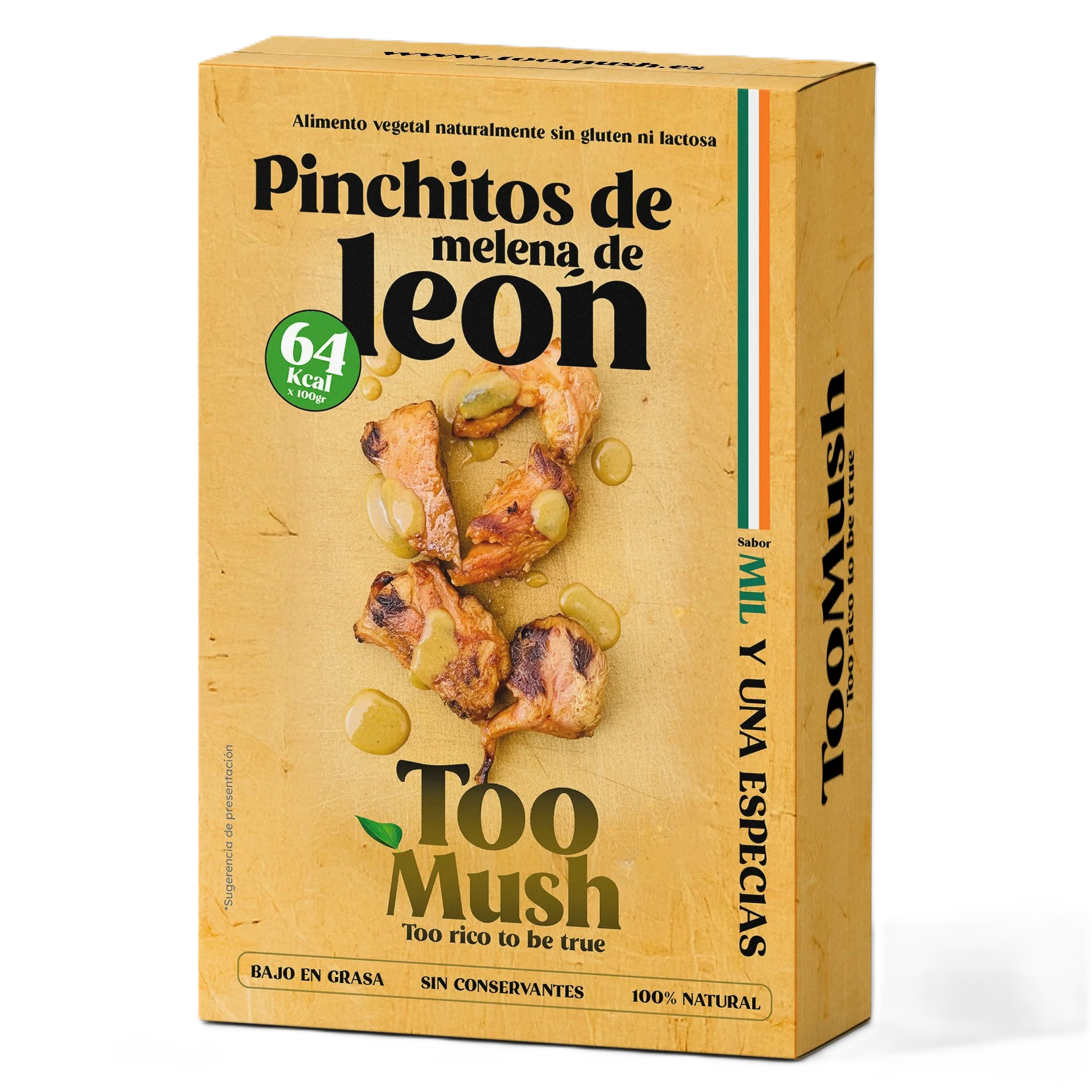 TOO MUSH - Pinchitos de melena de león - Mil y una especias - 180g