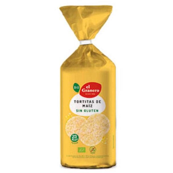 EL GRANERO Tortitas de Maíz BIO 130g Sin Gluten