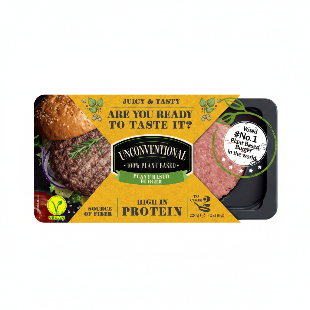UNCONVENTIONAL- Hamburguesa Vegetal (2x110g)