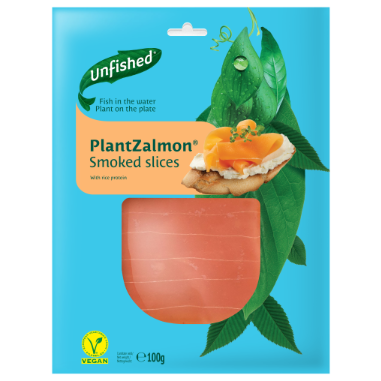 UNFISHED Salmón Ahumado Lonchas PlantZalmon 100g