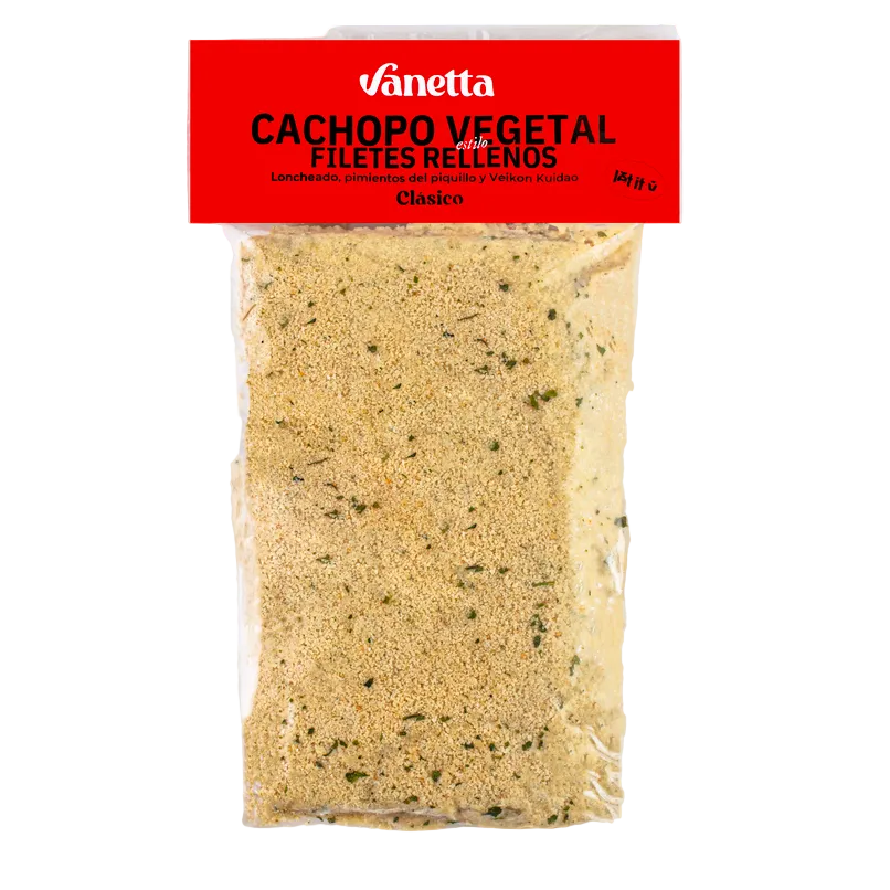 Vanetta Cachopo Vegano Clásico de Seitán 400-450g | Pimientos del Piquillo