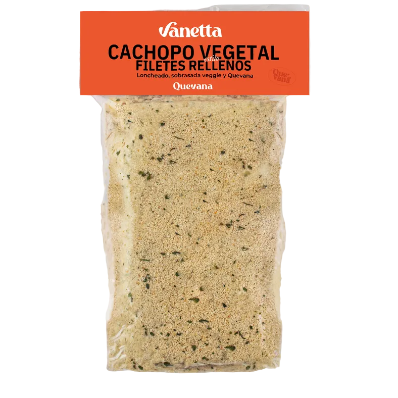 VANETTA Cachopo Vegano Quevana de Seitán 400-450g | Queso Anacardo y Sobrasada Vegana