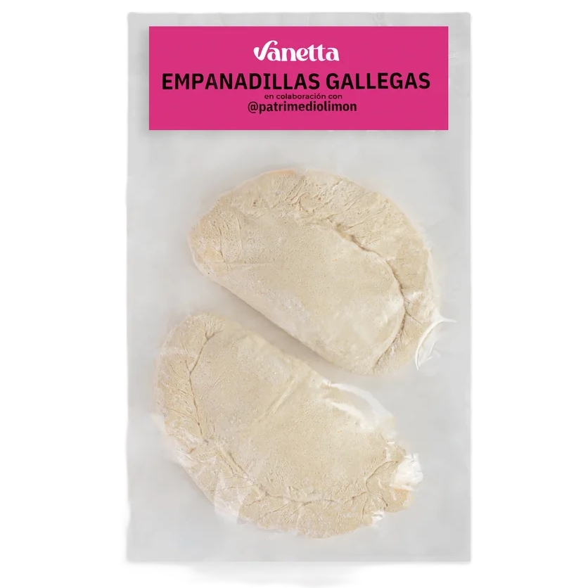 VANETTA. Empanadillas veganas gallegas. 900g. 6 unidades