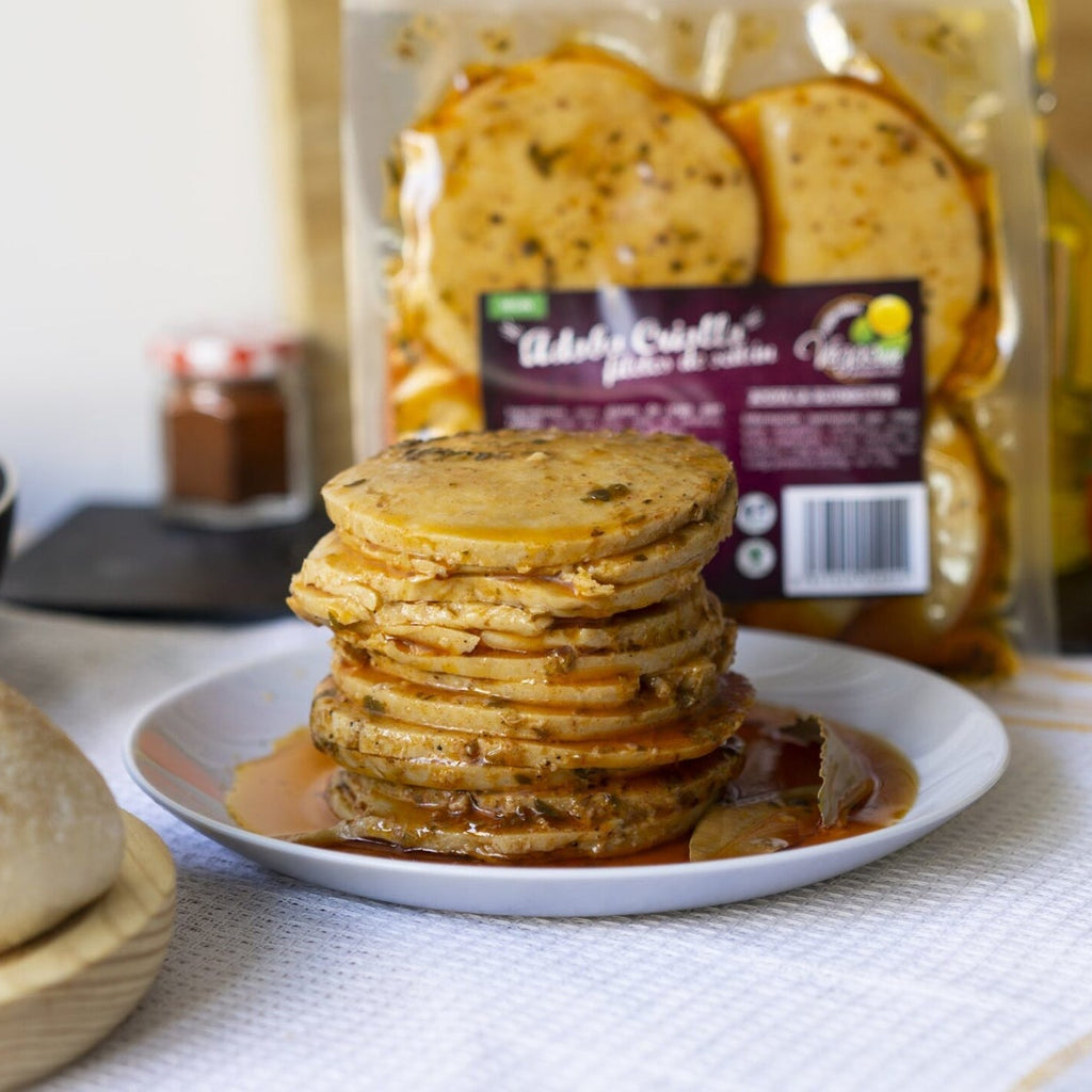 VEGASUN Filetes de Seitán Adobo Criollo 1000g